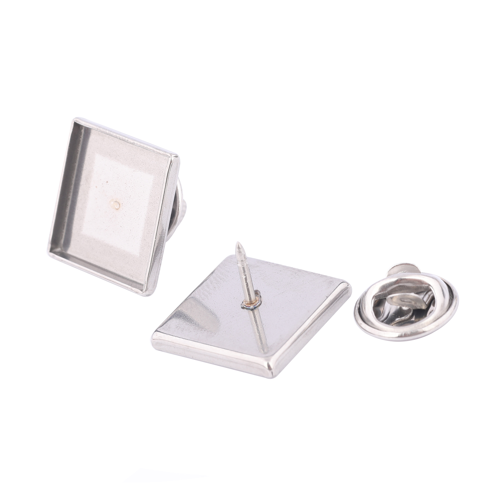Embroidery Simple - 10pcs 스테인레스 스틸 맞는 15mm 스퀘어