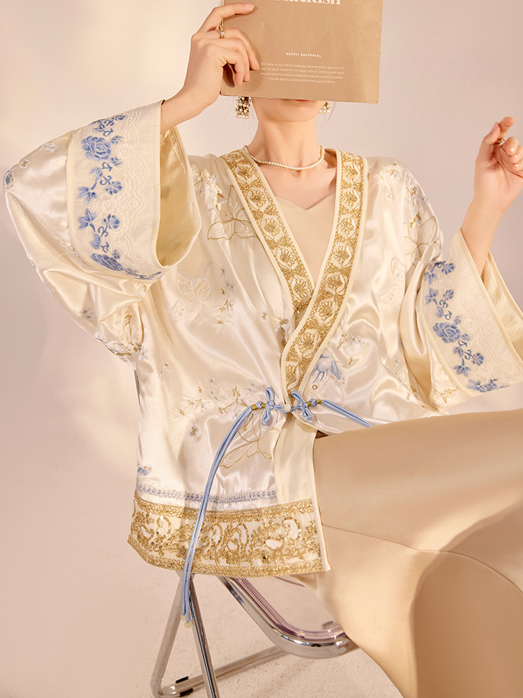 Embroidery Knit - 2026년 봄 고급 신상 중국풍 나비