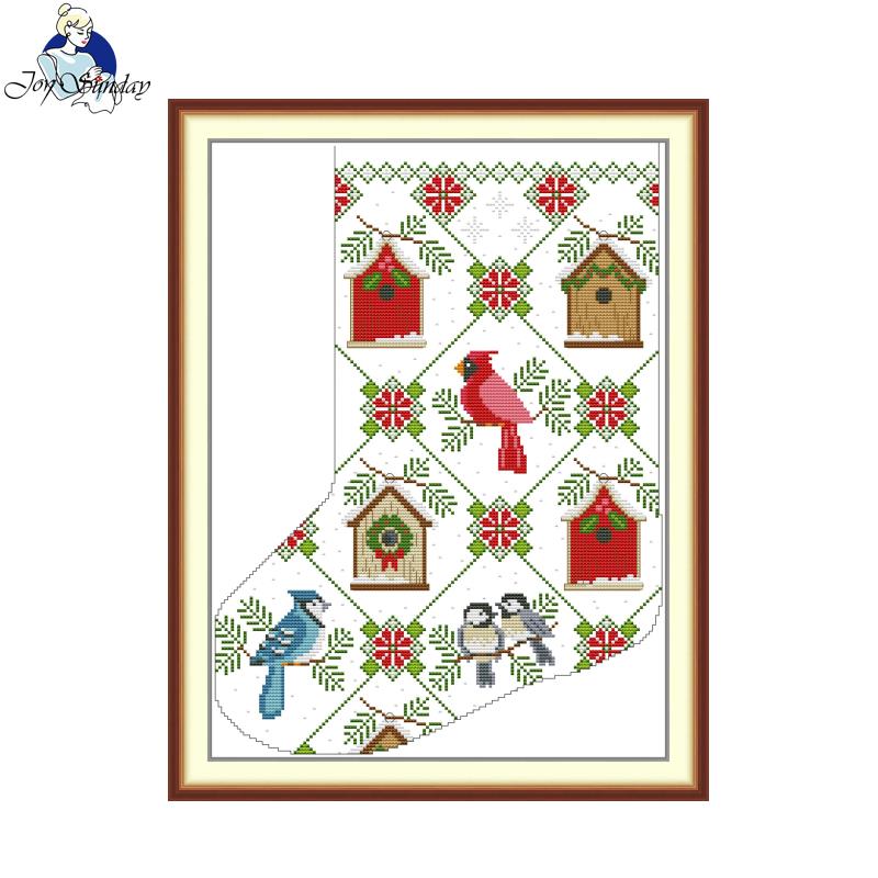 Embroidery Xmas Stocking - Joy Sunday 도매 크로스 스티치 키트