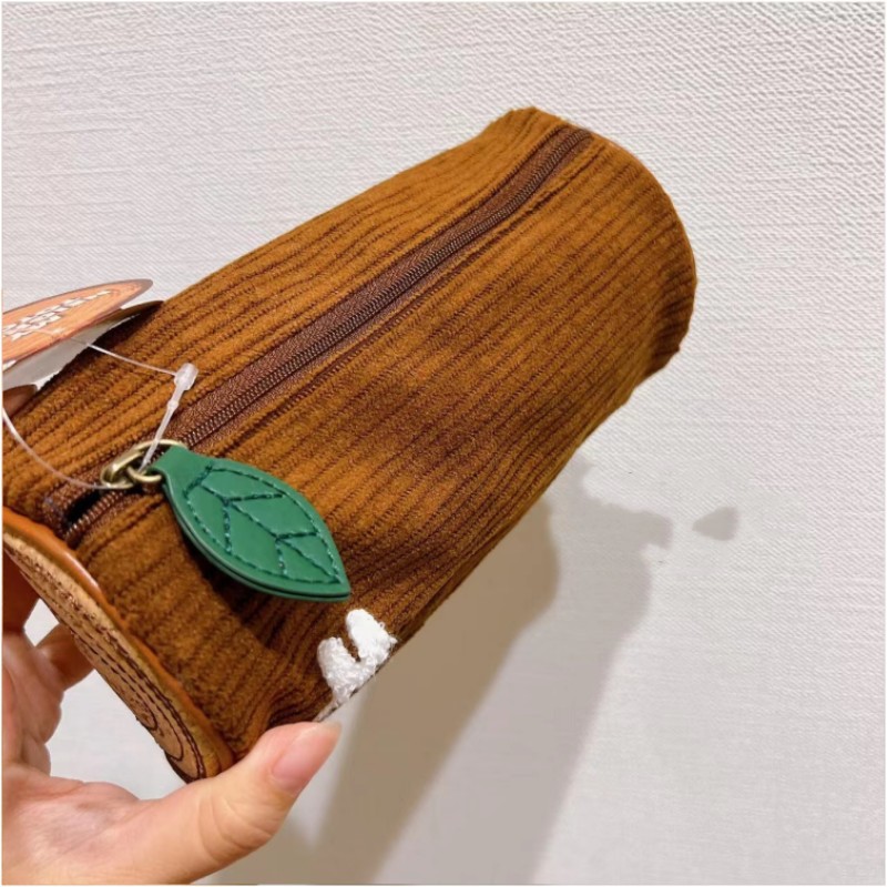 이웃집 토토로 귀여운 만화 자수 라운드 코듀로이 연필  - Embroidery Online 리뷰 및 가격