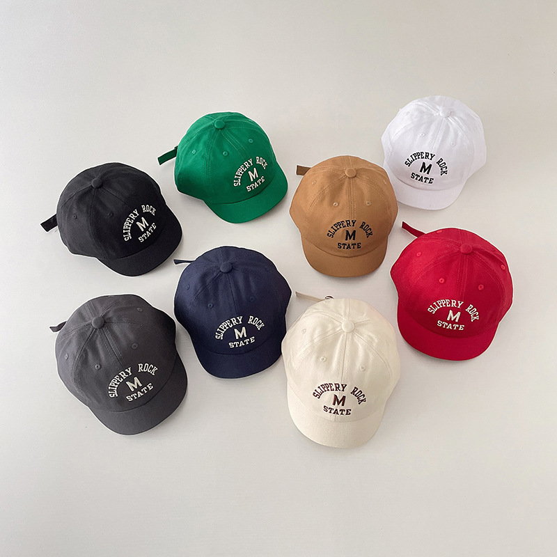 새로운 캐주얼 레터 캡 베이비 심플 클래식 피크드 캡  - Embroidery Simple 리뷰 및 가격