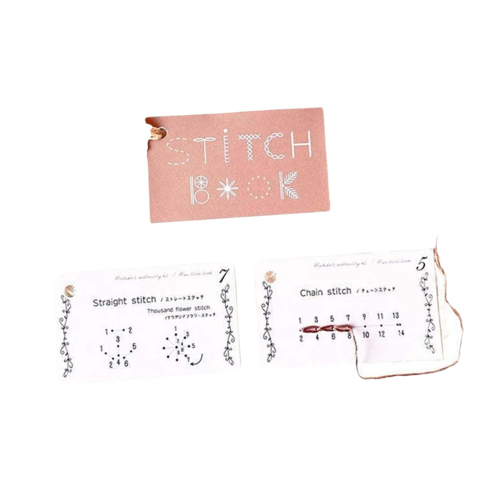 창의적인 미니 바느질 책 자수 패턴 DIY 초보자와 숙 - Embroidery Guide Book 리뷰 및 가격