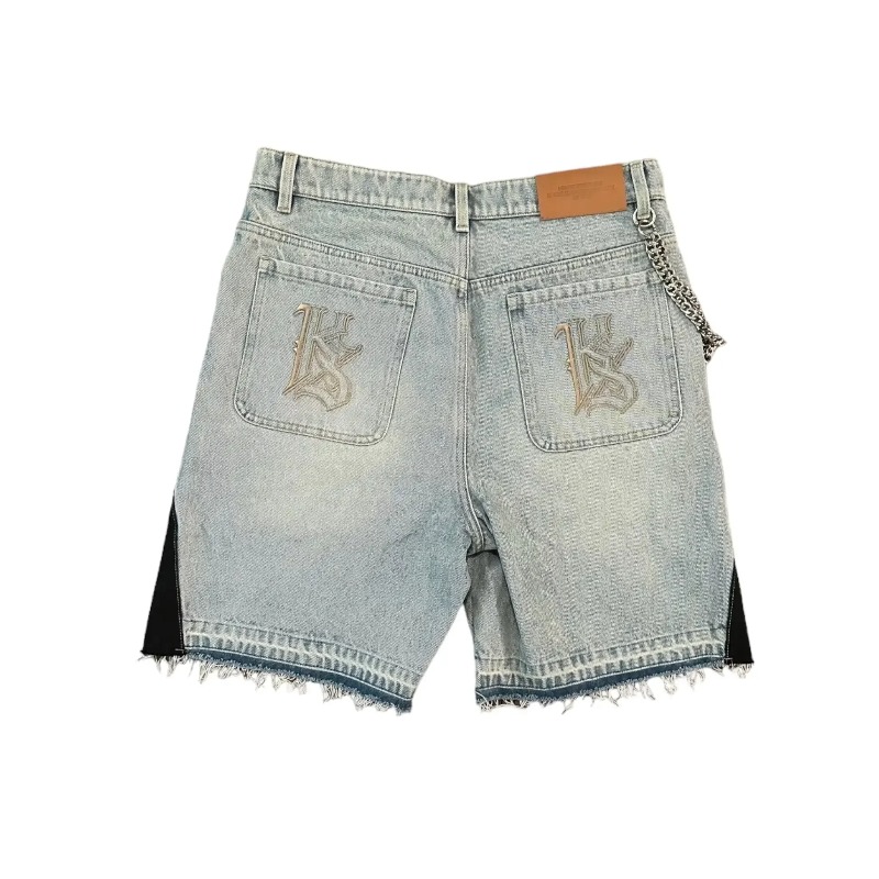 아메리칸 레트로 데님 반바지 Y2K 청바지 하라주쿠 힙 - Embroidery On Jeans 리뷰 및 가격