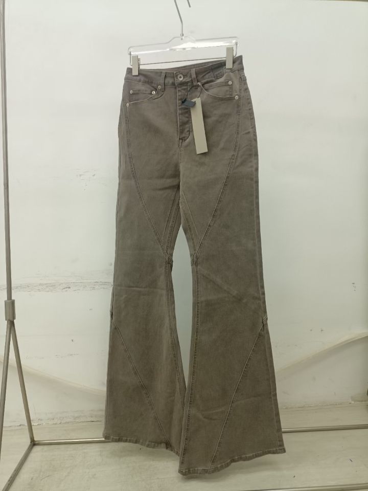브랜드 뉴 릭 샌드 지퍼 포켓 핏 신축성 슬림 피트 팬 - Embroidery On Jeans 리뷰 및 가격