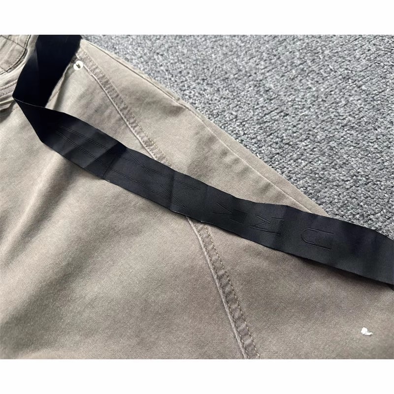 브랜드 뉴 릭 샌드 지퍼 포켓 핏 신축성 슬림 피트 팬 - Embroidery On Jeans 리뷰 및 가격