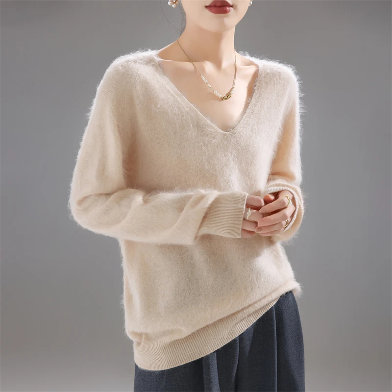 2025 여성용 100% 메리노 울 스웨터, 두꺼운 루 - Embroidery Knit 리뷰 및 가격