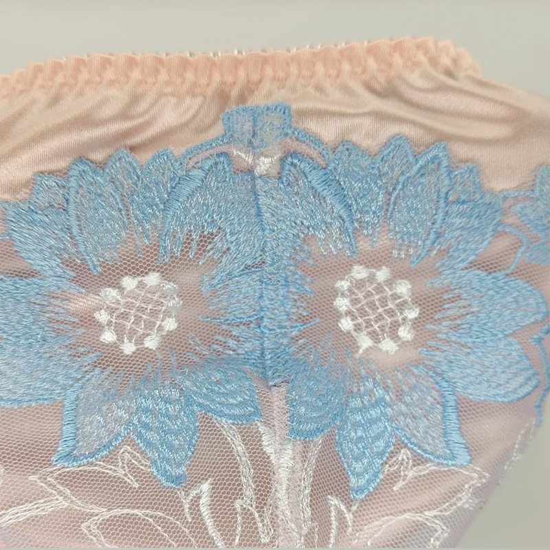 남성용 레이스 자수 핑크 브리프 라이브 쇼 댄스 속옷  - Embroidery Knit 리뷰 및 가격