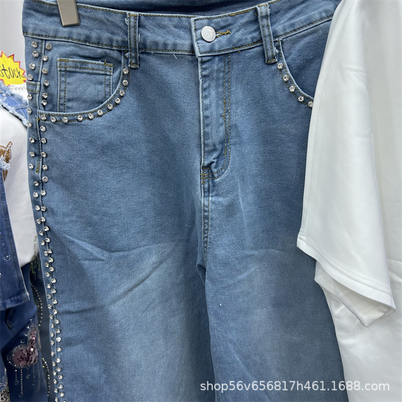 새로운 봄 여름 루즈핏 여성 투피스 세트 자수 나비 화 - Embroidery On Jeans 리뷰 및 가격