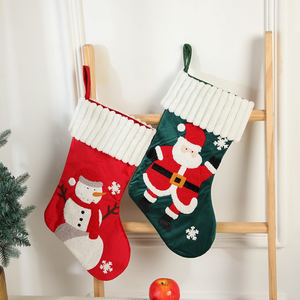 걸이식 자수 크리스마스 스타킹 재사용 가능한 개인 맞춤 - Embroidery Xmas Stocking 리뷰 및 가격