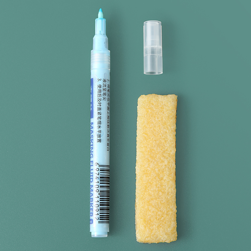 마크 펜 유형 수채화 마스킹 액체 0.7mm 빈 접착제 - Embroidery Writing 리뷰 및 가격