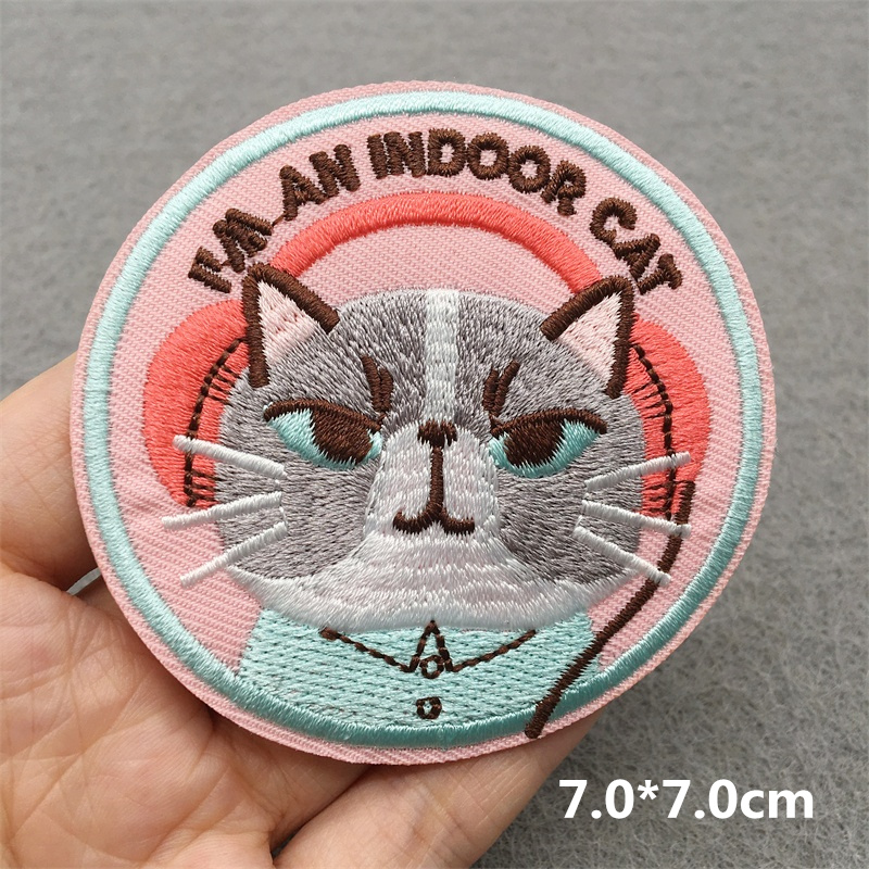 고양이 얼굴 자수 패치, 만화 동물 패치, 의류용 다리 - Embroidery Converse 리뷰 및 가격