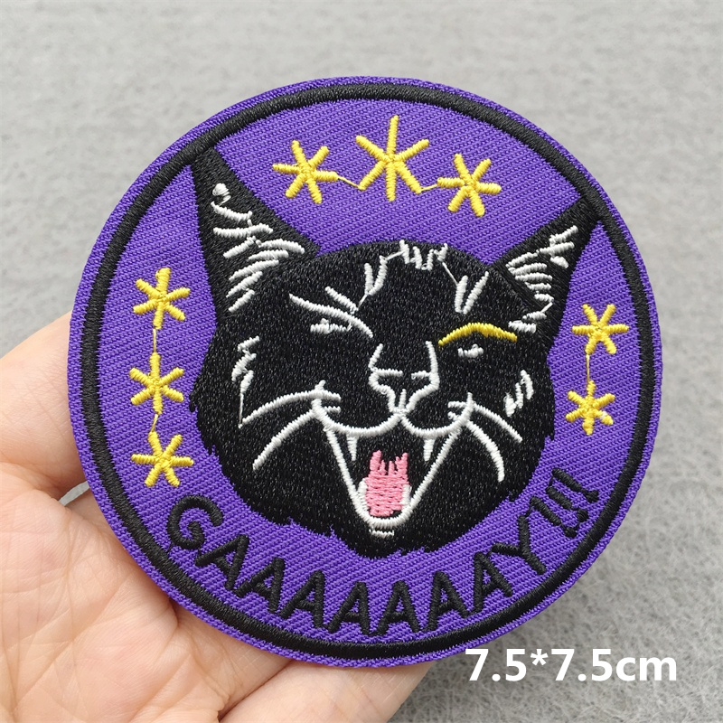 고양이 얼굴 자수 패치, 만화 동물 패치, 의류용 다리 - Embroidery Converse 리뷰 및 가격