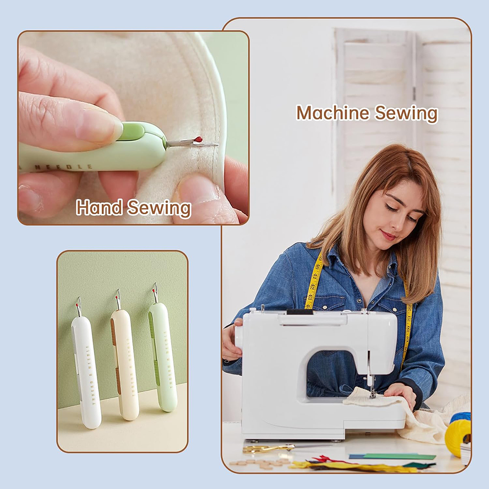 2 in 1 바늘 실꿰기 솔기 리퍼 스레딩 및 손 바느 - Embroidery Removal 리뷰 및 가격