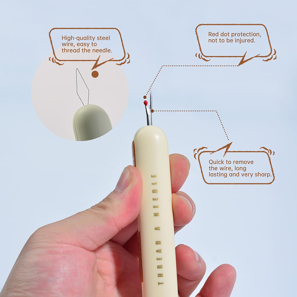 2 in 1 바늘 실꿰기 솔기 리퍼 스레딩 및 손 바느 - Embroidery Removal 리뷰 및 가격
