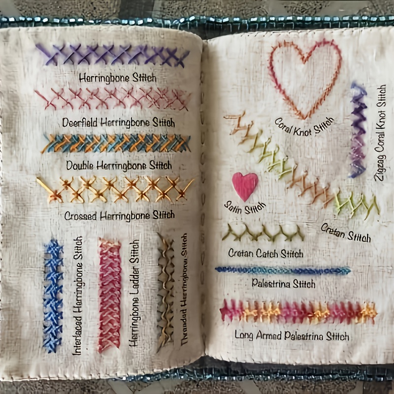 바느질 연습장, 자수 바늘, 바느질 실, 스티칭 가이드 - Embroidery Guide Book 리뷰 및 가격