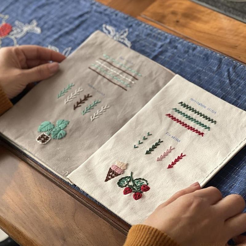 QX2E 자수 프레임 재봉 도구가 포함된 수제 천 자수 - Embroidery Guide Book 리뷰 및 가격