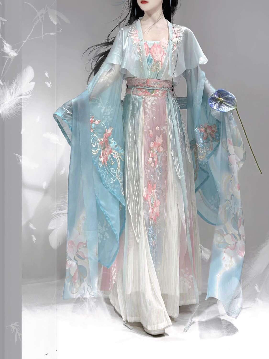 새로운 Hanfu Wei Jinfeng 중공업 자수 허 - Embroidery Knit 리뷰 및 가격